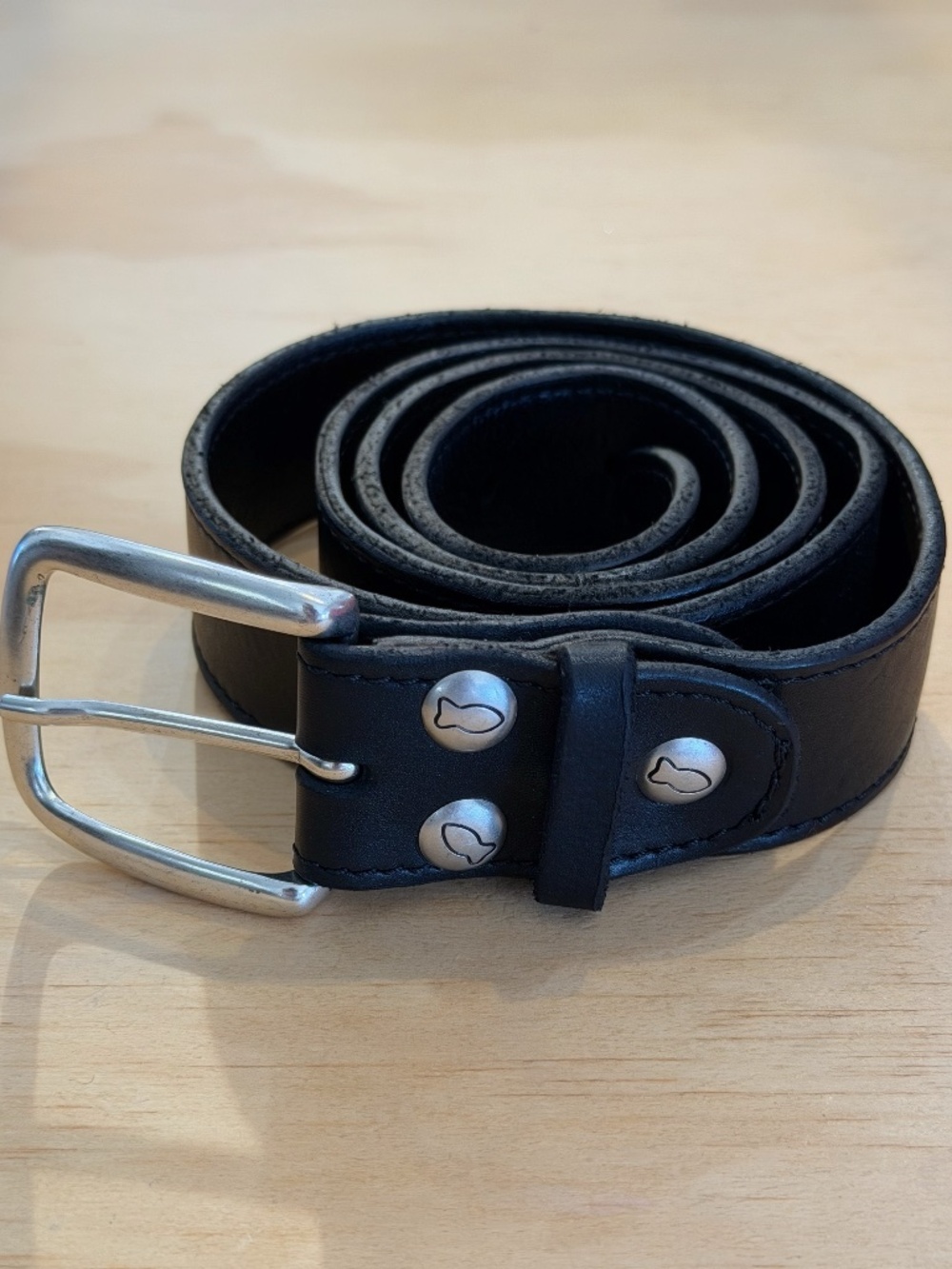 Campomaggi Leather Belt in Black